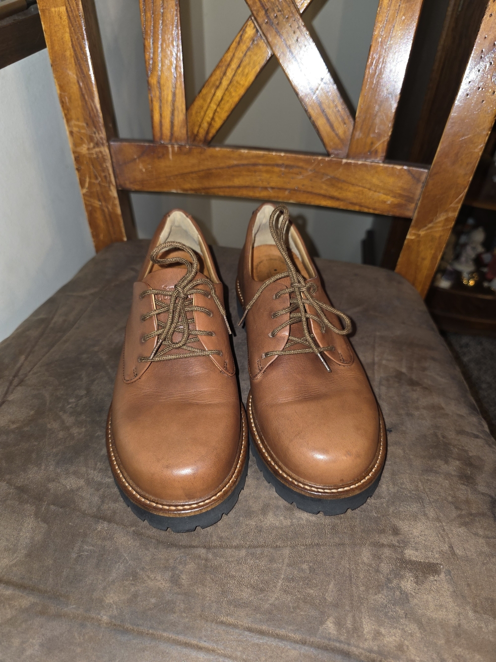 Samuel Hubbard | Hubbard Free Plain Toe Oxford | Women’s US 9 | Whiskey Tan - Picture 5 of 10